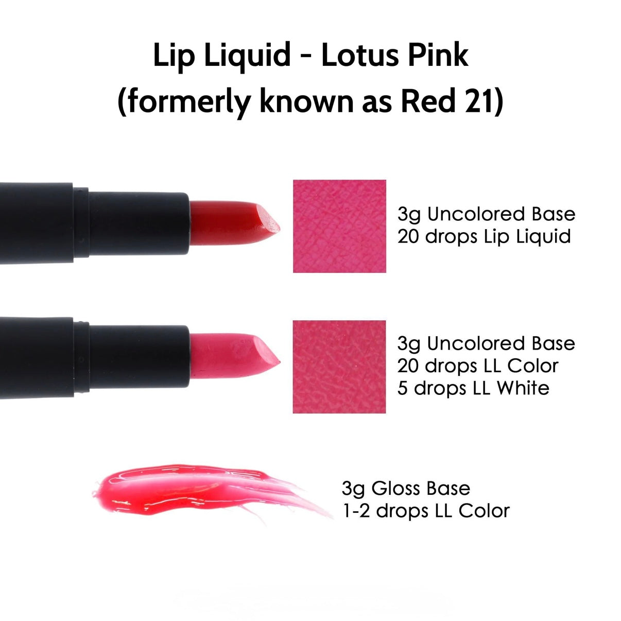 Lip liquid Colorants 唇用色液 (10ml)