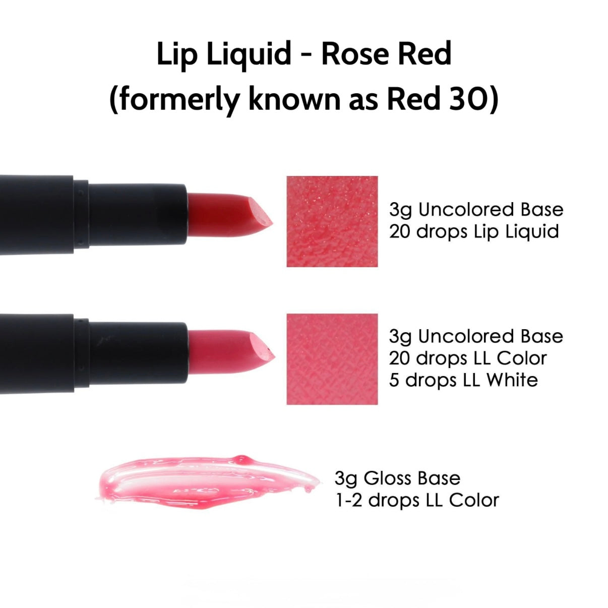 Lip liquid Colorants 唇用色液 (10ml)