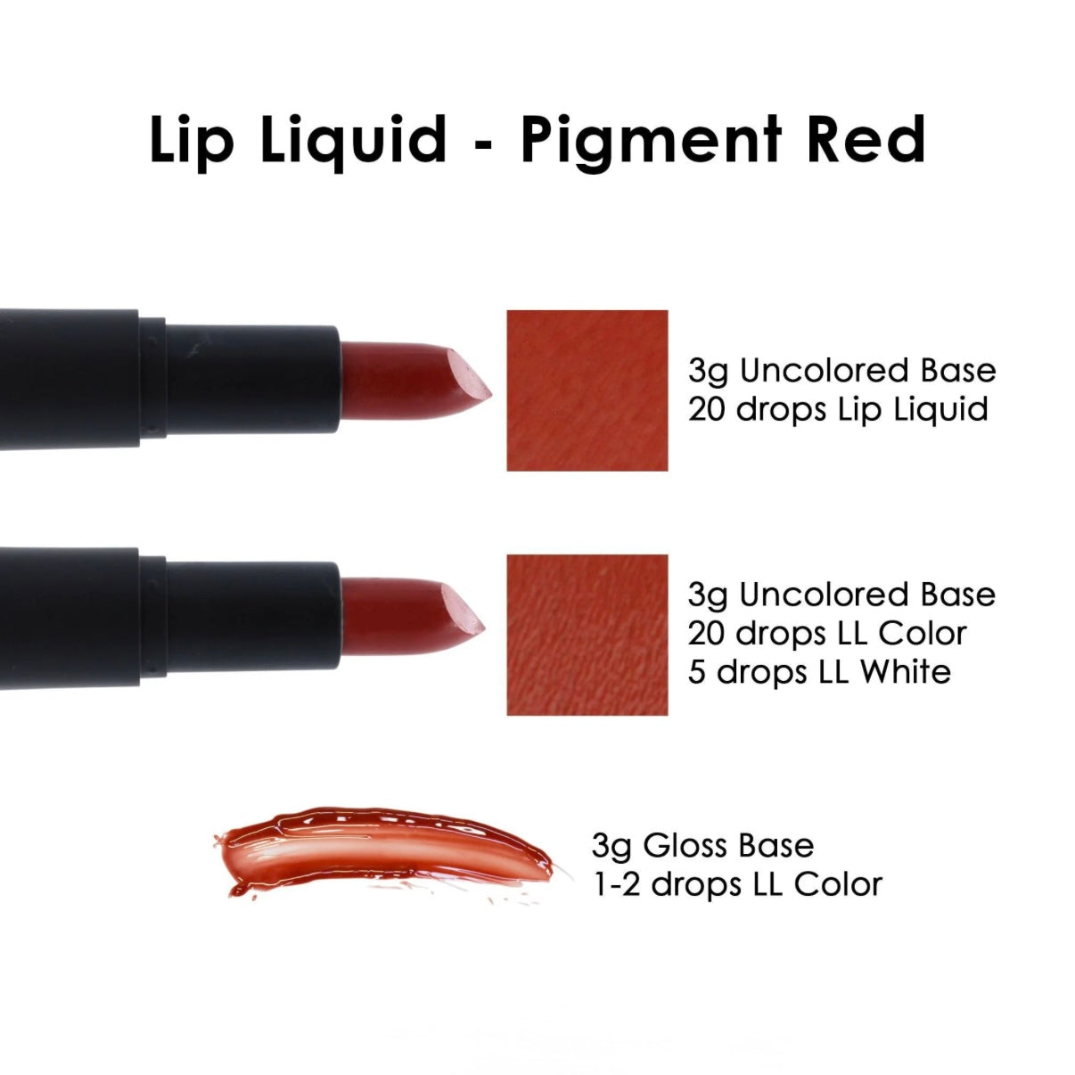 Lip liquid Colorants 唇用色液 (10ml)