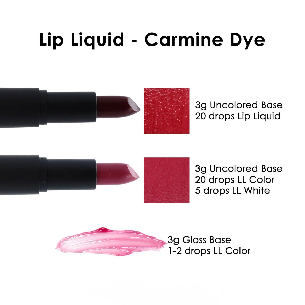 Lip liquid Colorants 唇用色液 (10ml)