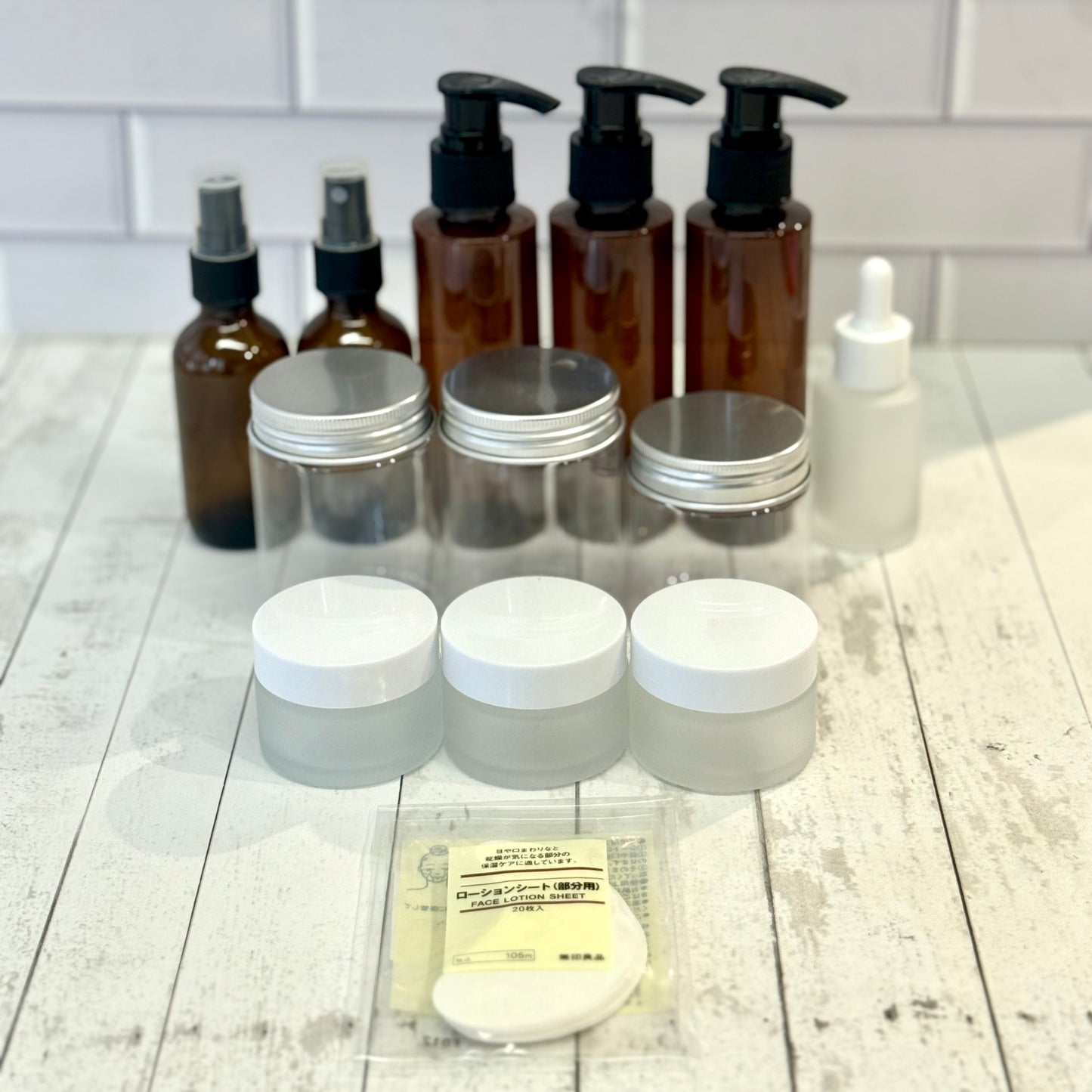 IAAA Skincare Containers Package 護膚品課程附加容器套裝