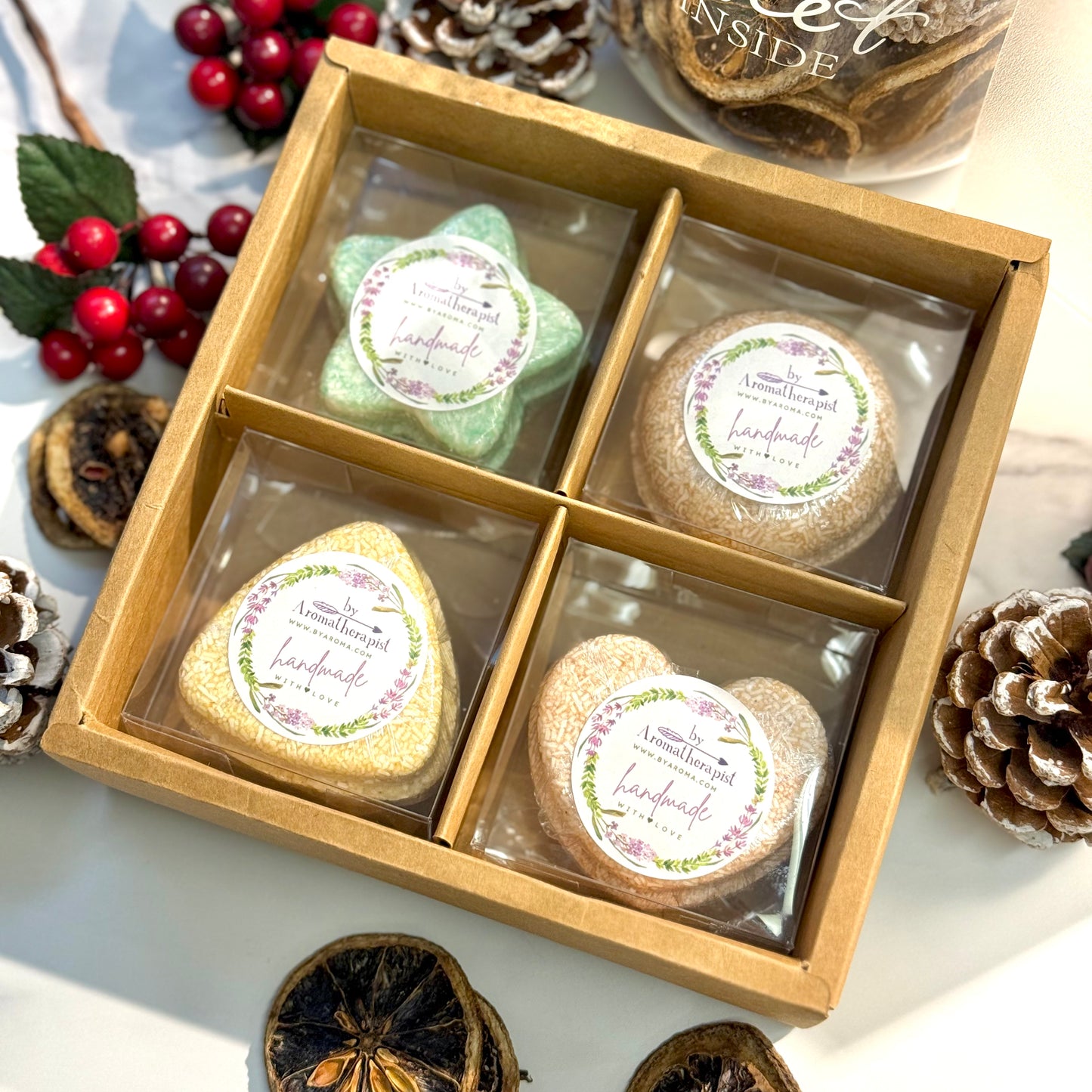 Shampoo Bars 4 pcs Gift Box 一套四件洗髪餅禮盒(70gx4)