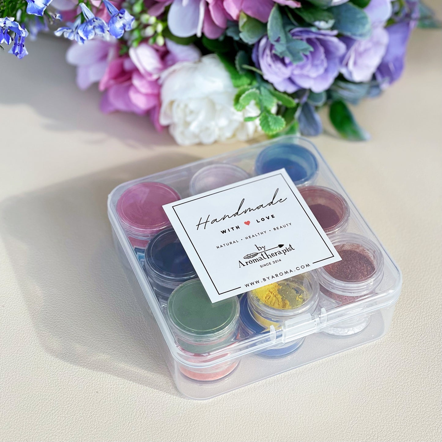 Amino Acid Jewelry Soap Mica package (18 colors)寶石皂Mica套裝(一共18色)