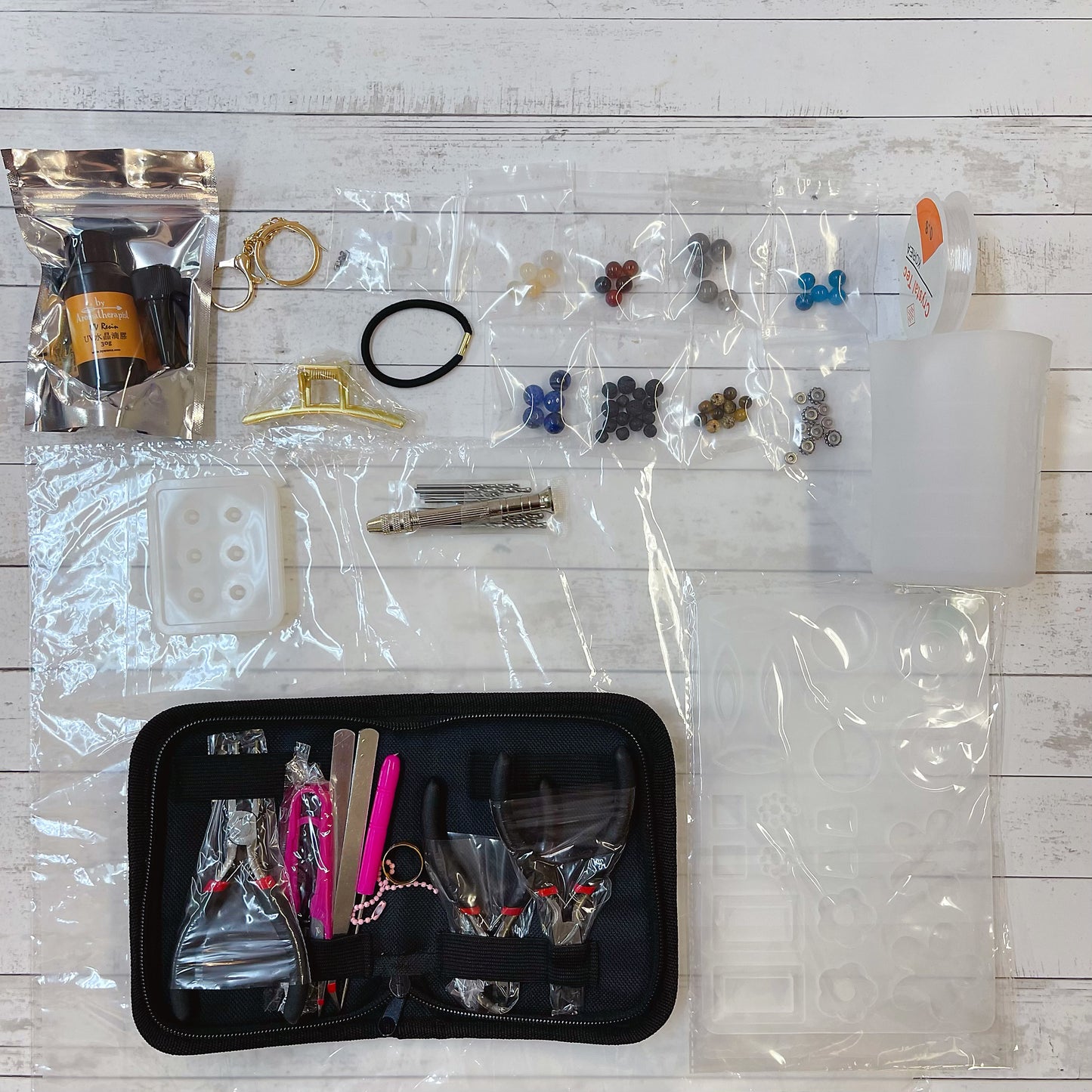 Crystal Glue Tools & Ingredients Package 水晶滴膠工具及材料套裝
