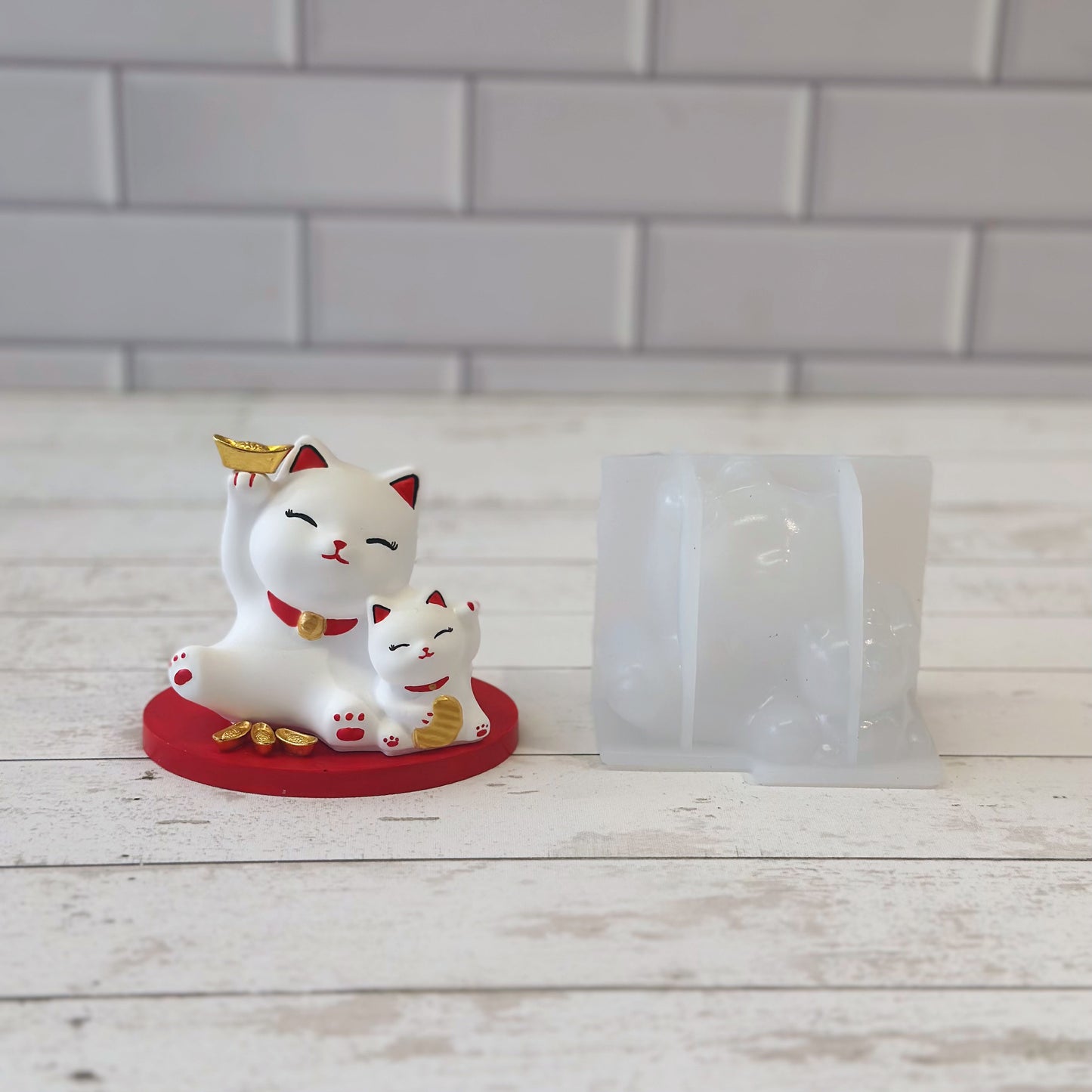 Lucky Cat Mold 招財貓模具