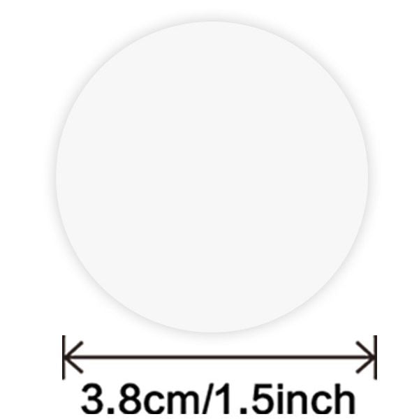 500 roll transparent round stickers (diameter 25mm/38mm) 500個卷裝透明圓貼紙(直徑25mm/38mm)