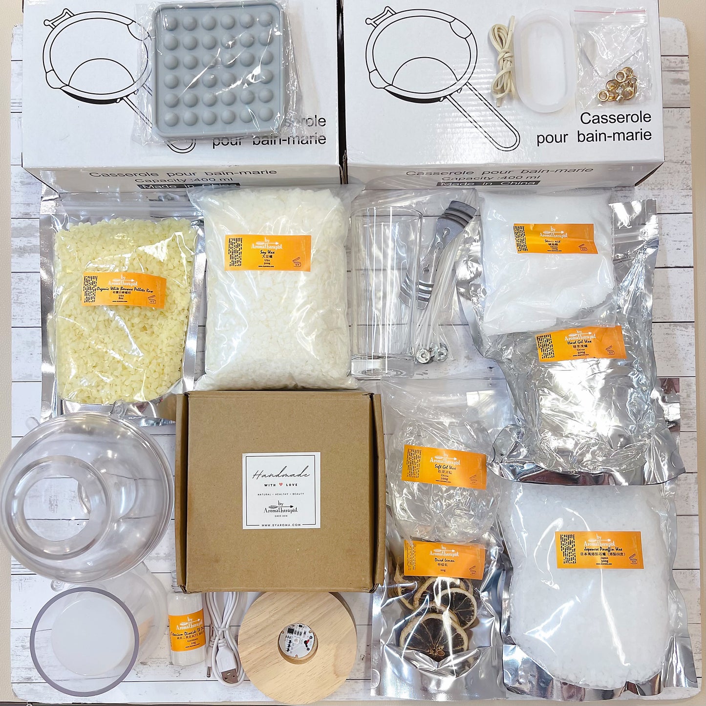 Scented Candle Tools & Ingredients Package 香薰蠟燭工具及材料套裝
