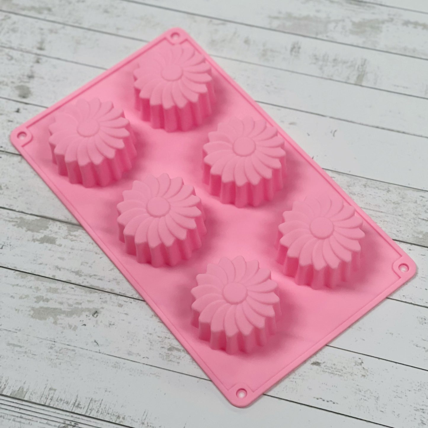 Six Marguerite Soap Making Mould 六穴雛菊矽膠模