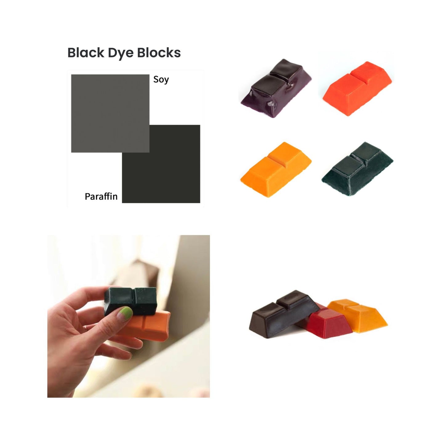 Handmade Candle Solid Dye Color Blocks Set 手工蠟燭固體染料色塊套裝(21色)