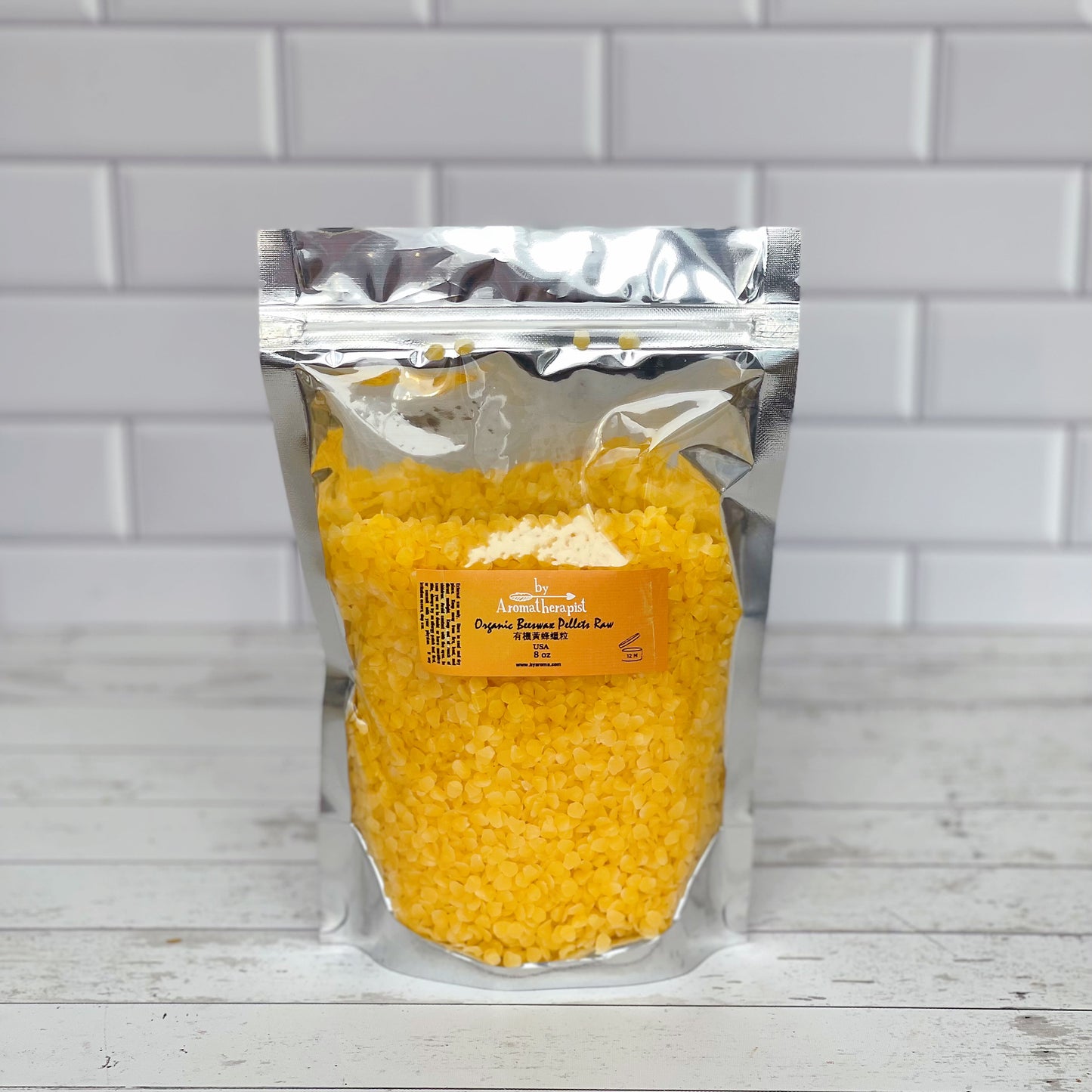 Organic Yellow Beeswax Pellets Raw 有機黃蜂蠟粒 (8oz/16oz) - Discover Health & Lifestyle Asia