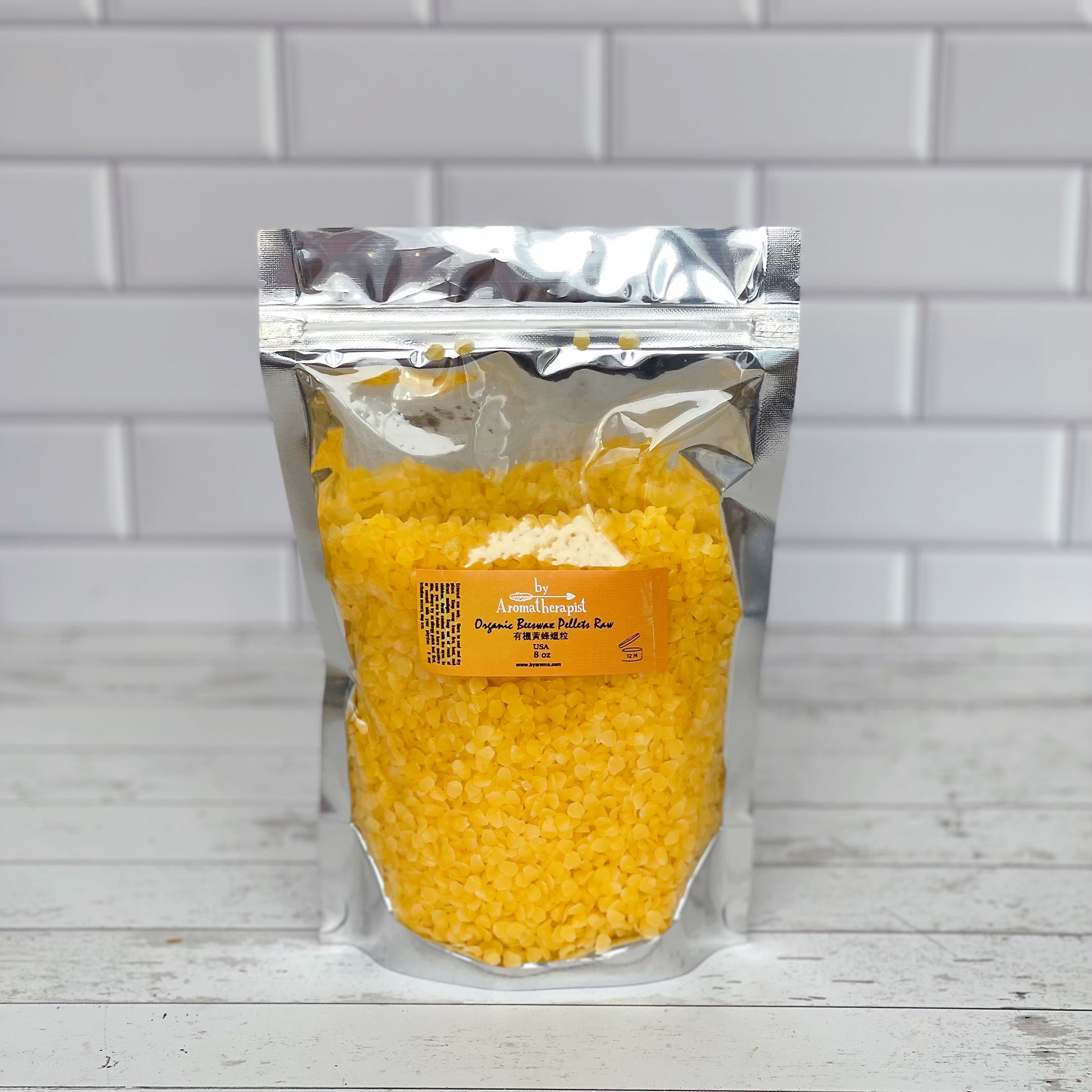Organic Yellow Beeswax Pellets Raw 有機黃蜂蠟粒 (8oz/16oz) - Discover Health & Lifestyle Asia