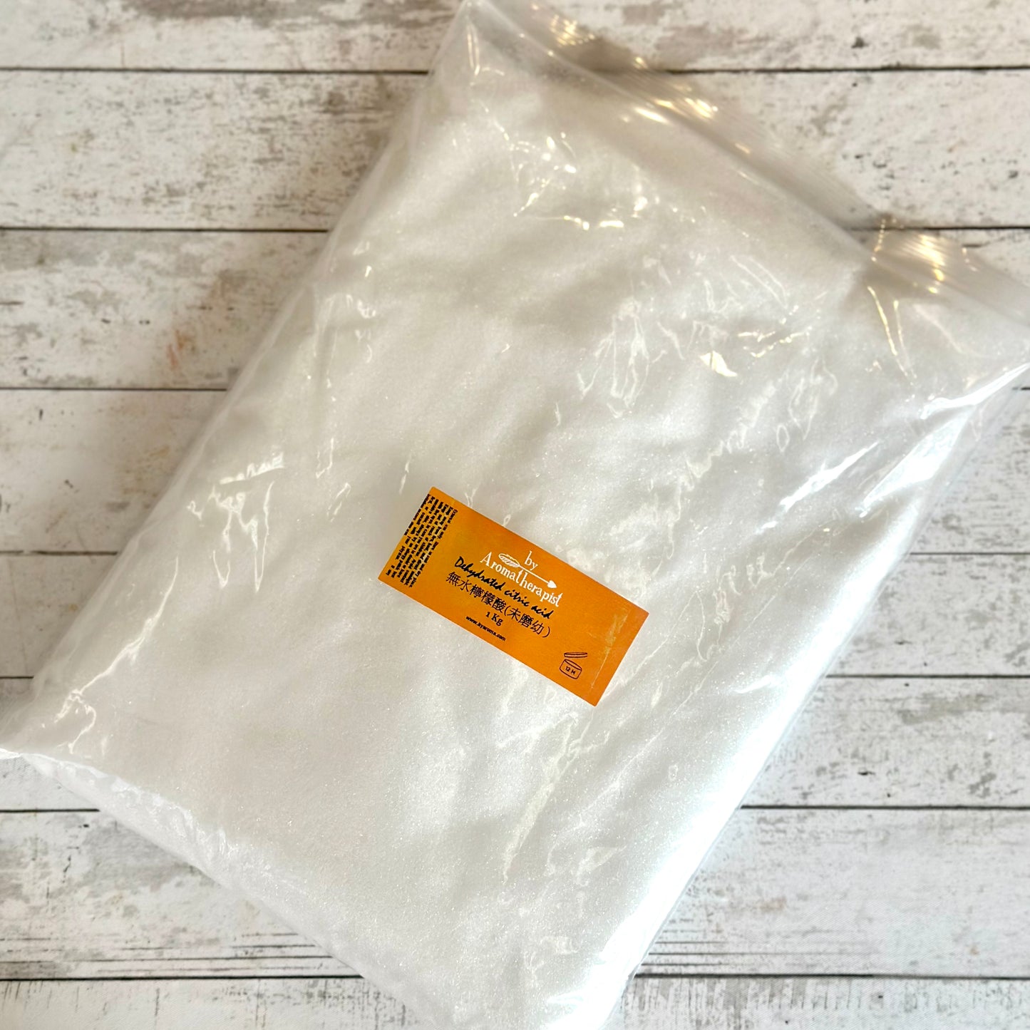 無水檸檬酸 (未磨幼） 1公斤Dehydrated citric acid powder 1kg
