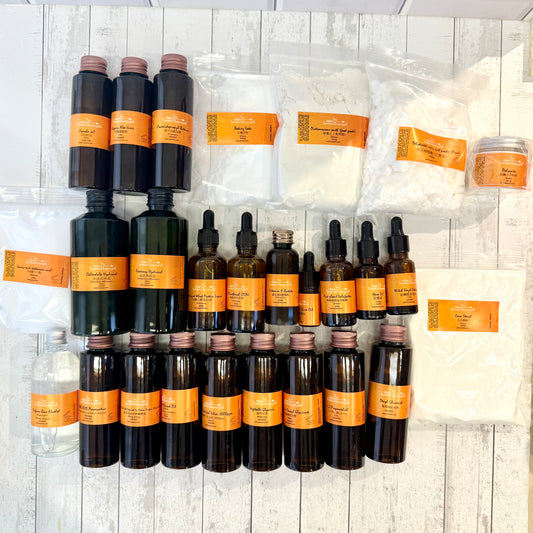 Natural Pet Care Products Certificate Course Ingredients Package (Not Include Essential Oils) 天然寵物護理產品導師證書課程材料套裝(不連精油）
