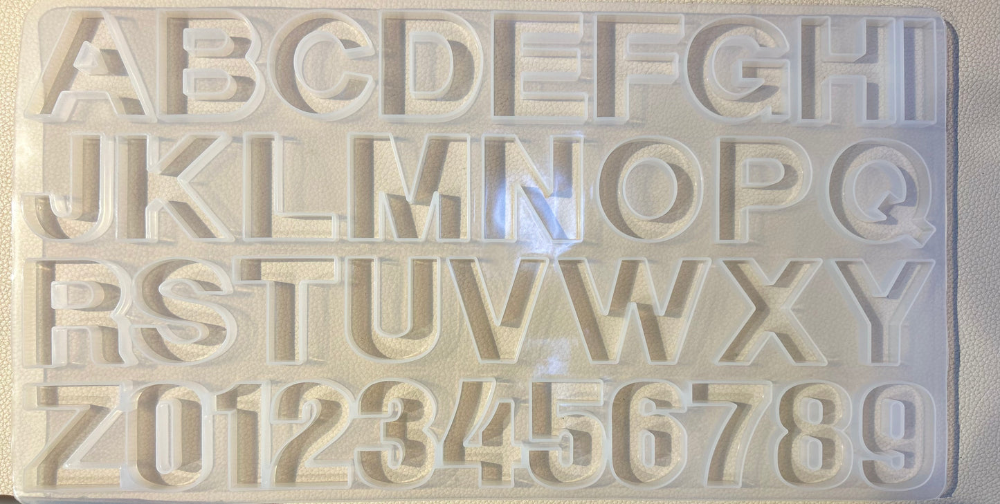 Alphabet Mould 字母模 (正面／反面) - Discover Health & Lifestyle Asia