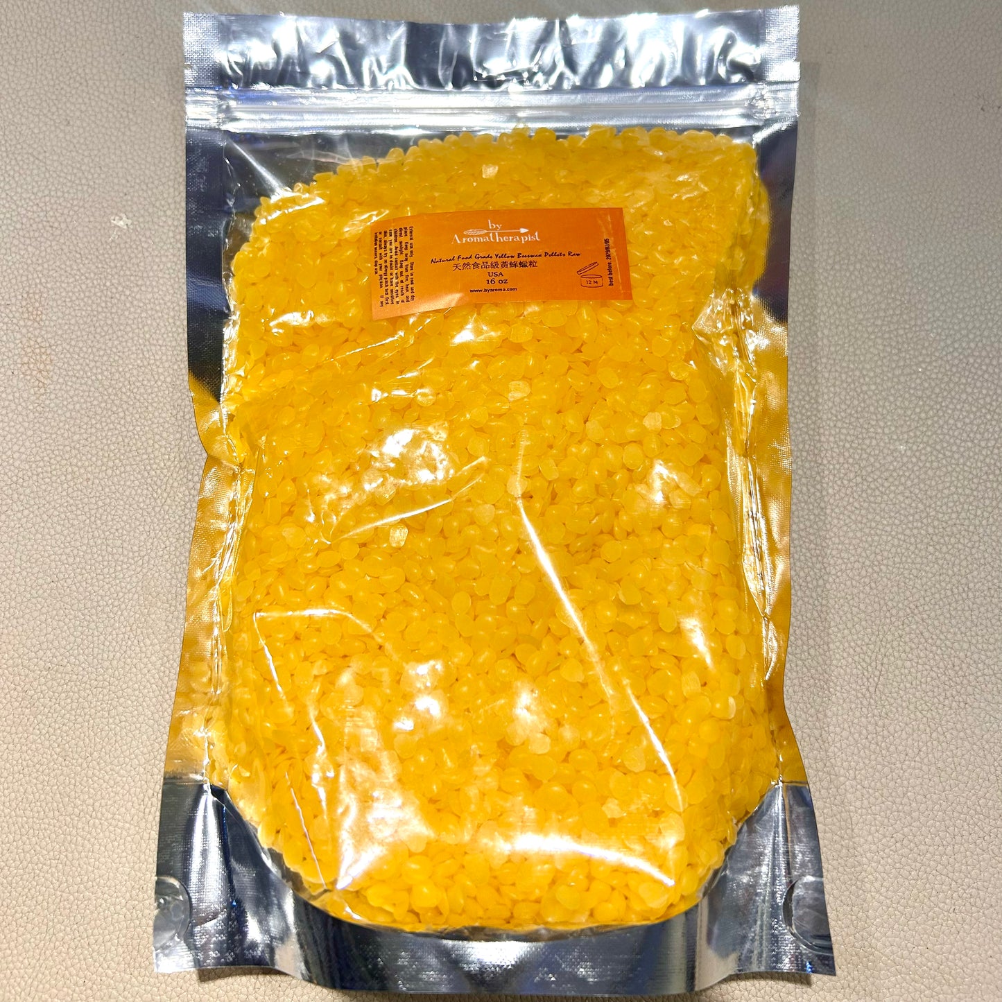 Natural Food Grade Yellow Beeswax Pellets Raw 天然食品級黃蜂蠟粒 (4oz/8oz/16oz) - Discover Health & Lifestyle Asia