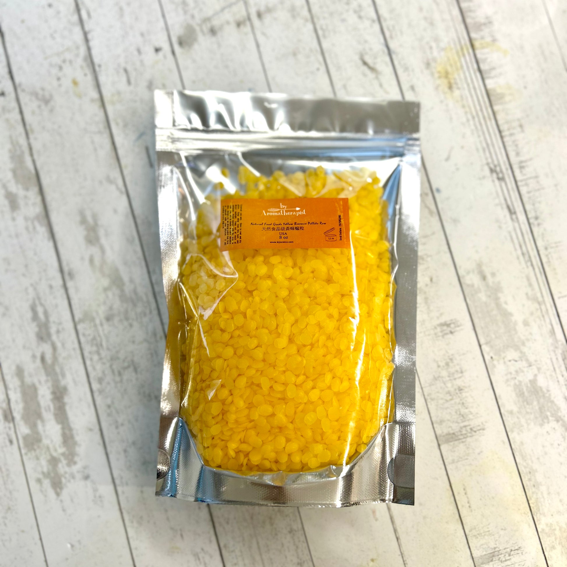 Natural Food Grade Yellow Beeswax Pellets Raw 天然食品級黃蜂蠟粒 (4oz/8oz/16oz) - Discover Health & Lifestyle Asia