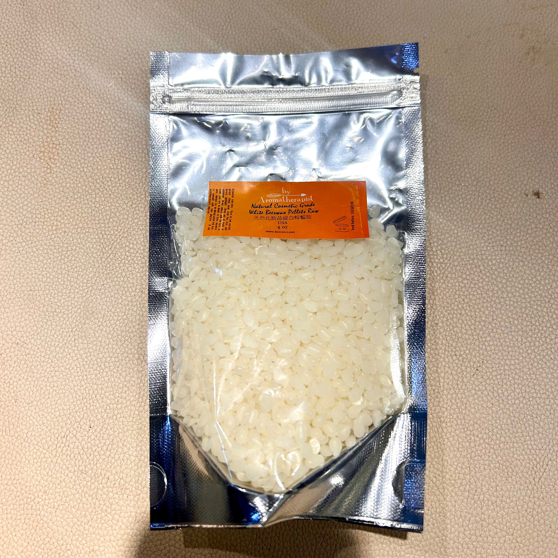 Natural Cosmetic Grade White Beeswax Pellets Raw 天然化妝品級白蜂蠟粒 (4oz/8oz/16oz) - Discover Health & Lifestyle Asia