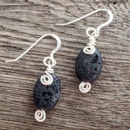Lava Swirl Earrings - Discover Health & Lifestyle Asia