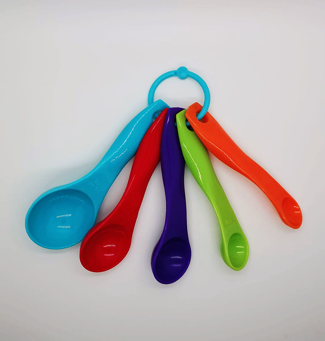 Colourful Measuring Spoon Set (5 packs) 彩色量勺 （五件) - Life Science Publishing & Products Hong Kong and Asia