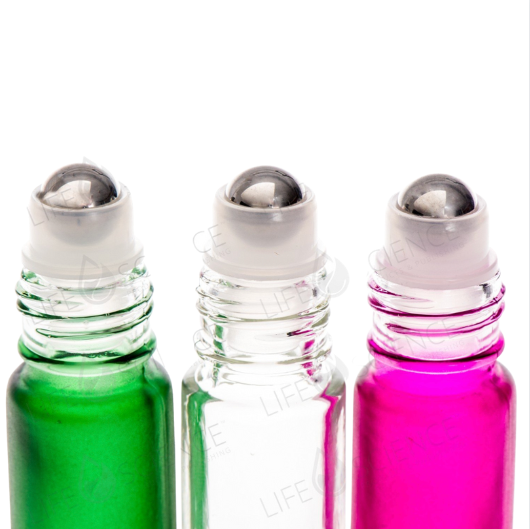 10 ml Multi-Colored Steel Ball Roll-on Bottles (3-Pack) - Discover Health & Lifestyle Asia