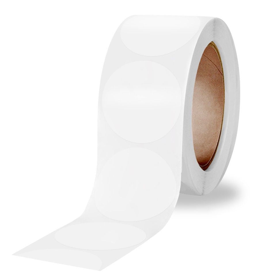 500 roll transparent round stickers (diameter 38mm)   500個卷裝透明圓貼紙（直徑38mm)