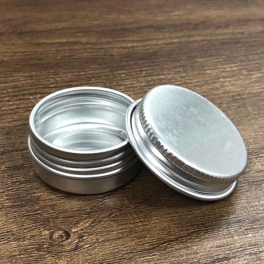 10 g Aluminium Round Tin with Screw Cap (Pack of 5) - Discover Health & Lifestyle Asia