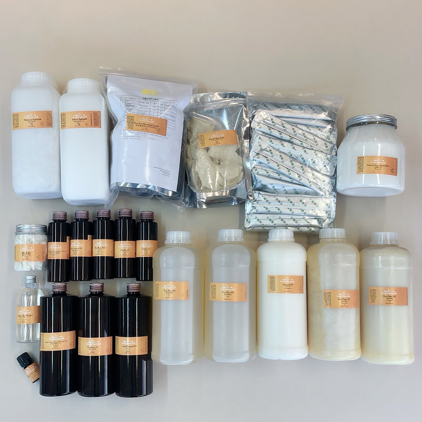 DIY Handmade Soap Diplomatic Class Ingredients Package 手工皂證書課程材料套裝