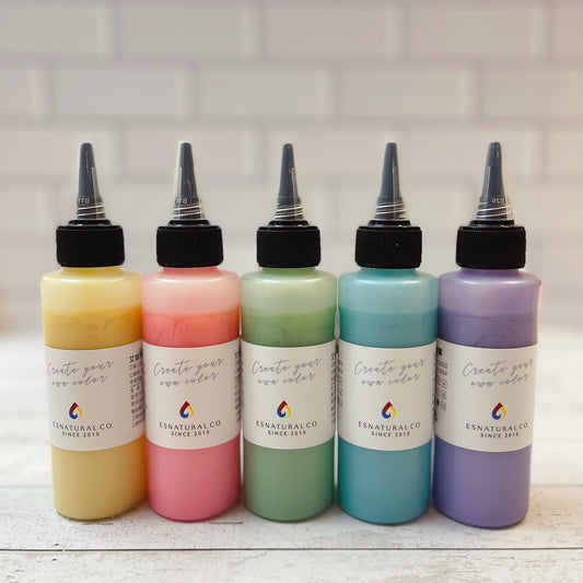 Taiwan Professional Soap Liquid Colorants - Macaron series 台灣專業皂用色液-馬卡龍系列（一套五色，每支100g)